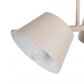 Lampadario 62,5 x 38 x 27,5 cm Metallo Crema Ø 10 cm