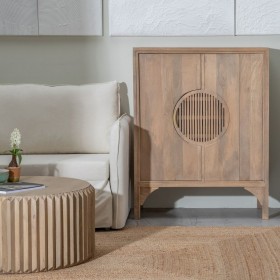 Ingresso con Cassetti 92 x 46,3 x 117,3 cm Naturale Legno di mango