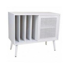 Mobile Aggiuntivo Alexandra House Living Bianco Legno MDF 38 x 67 x 80 cm