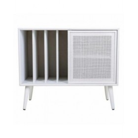 Mobile Aggiuntivo Alexandra House Living Bianco Legno MDF 38 x 67 x 80 cm