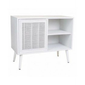 Mobile Aggiuntivo Alexandra House Living Bianco Legno MDF 38 x 67 x 80 cm