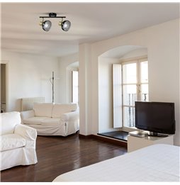 Specchio da parete 50 x 1,5 x 50 cm Cristallo Grigio Metallo