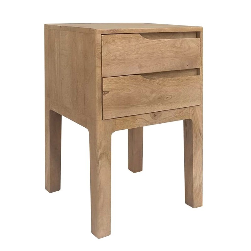 Tavolo aggiuntivo STRAIGHT LINE Naturale Legno di mango 40 x 40 x 65 cm