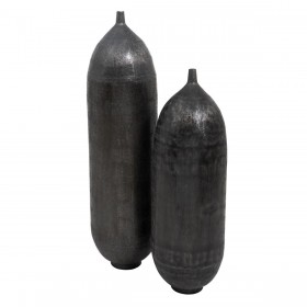 Vaso Nero Alluminio