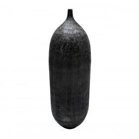 Vaso Nero 33 x 33 x 120 cm Alluminio