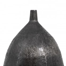 Vaso Nero 33 x 33 x 120 cm Alluminio