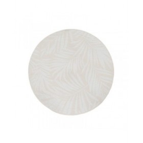 Tappeto Bianco Beige 90 x 90 x 0,5 cm