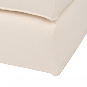 Puff Crema 100 x 80 x 44 cm