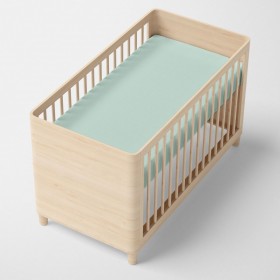 Lenzuolo con angoli HappyFriday BASIC KIDS Menta 60 x 120 x 14 cm