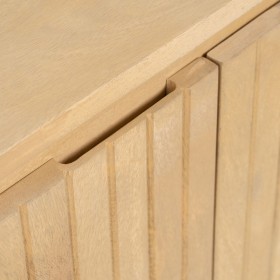 Credenza MONTMARTRE Nero Naturale Ferro Legno di mango 140 x 40 x 75 cm