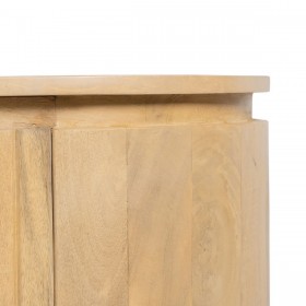 Credenza MONTMARTRE Nero Naturale Ferro Legno di mango 140 x 40 x 75 cm