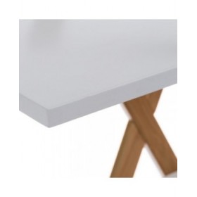 Scaffale da Bagno Bianco Naturale 125 x 30 x 103 cm