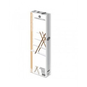 Scaffale da Bagno Bianco Naturale 125 x 30 x 103 cm