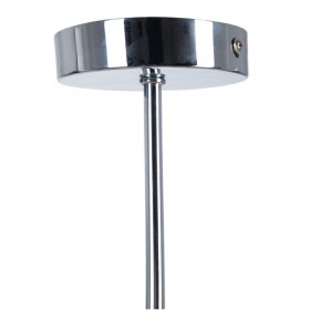 Lampadario Nero Argentato Lino Metallo Ferro 220-240 V 52 x 52 x 45 cm