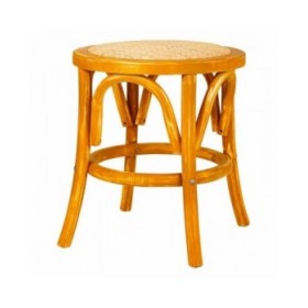 Sgabello Alexandra House Living Marrone Legno Rattan 40 x 45 x 40 cm
