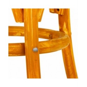 Sgabello Alexandra House Living Marrone Legno Rattan 40 x 45 x 40 cm