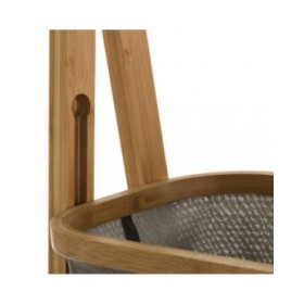 Scaffale da Bagno Grigio Naturale 45 x 36 x 98 cm