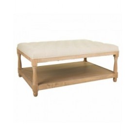 Panca Alexandra House Living Crema Gomma Legno 78 x 48 x 110 cm