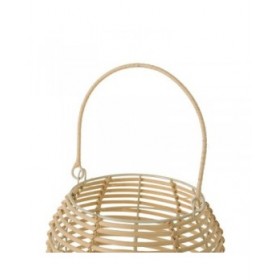 Lanterna Naturale Ferro Rattan 21 x 21 x 32 cm