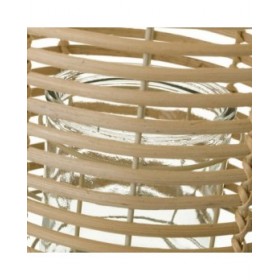 Lanterna Naturale Ferro Rattan 21 x 21 x 32 cm