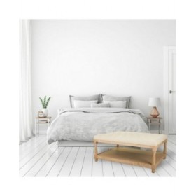 Panca Alexandra House Living Crema Gomma Legno 78 x 48 x 110 cm