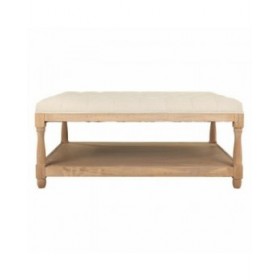 Panca Alexandra House Living Crema Gomma Legno 78 x 48 x 110 cm
