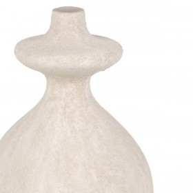 Vaso Crema Ceramica Sabbia 21 x 21 x 38 cm