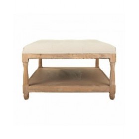 Panca Alexandra House Living Crema Gomma Legno 78 x 48 x 110 cm
