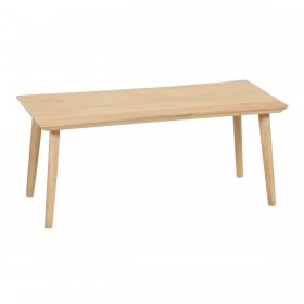 Set di 3 tavoli Naturale 110 x 50 x 45 cm