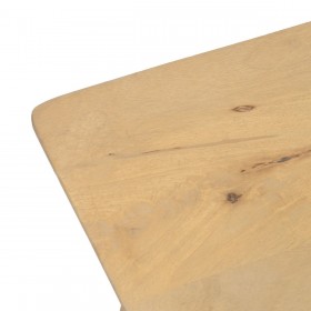 Set di 3 tavoli Naturale 110 x 50 x 45 cm
