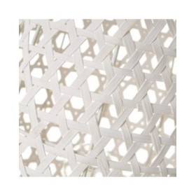 Lampada da tavolo Bianco Metallo Bambù 40 W 220-240 V 20 x 20 x 37 cm
