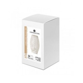 Lampada da tavolo Bianco Metallo Bambù 40 W 220-240 V 20 x 20 x 37 cm