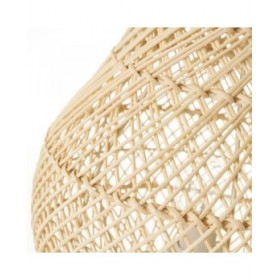 Lampada da tavolo Naturale Metallo Rattan 40 W 220-240 V 24 x 24 x 27 cm