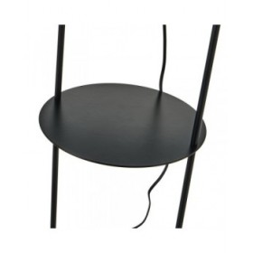 Lampada da tavolo Nero Metallo 60 W 220-240 V 22 x 22 x 150 cm