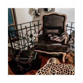 Poltrona Alexandra House Living Marrone 72 x 92 x 64 cm