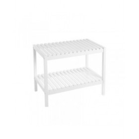 Scaffale da Bagno Bianco 64 x 37 x 53 cm