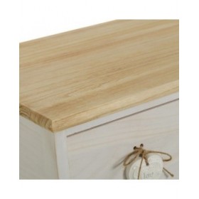 Cassettiera SWEET HEART Crema Naturale 71 x 32 x 49 cm