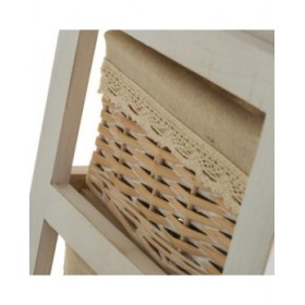 Cassettiera SWEET HEART Crema Naturale 40 x 29 x 90 cm