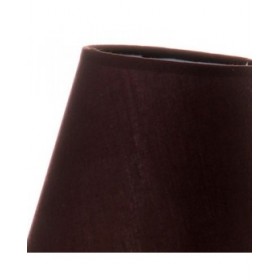 Lampada da tavolo Marrone Crema PVC Stoffa Ceramica 40 W 15 x 15 x 23 cm