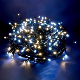 Ghirlanda di Luci LED 15 m Bianco 3,6 W Natale
