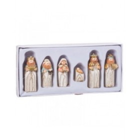 Presepe di Natale Multicolore Resina Natività/Presepe 25 x 11,5 x 3 cm