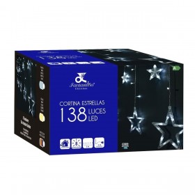 Tenda Luminosa LED Bianco Stelle
