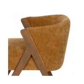 Sedia da Sala da Pranzo Poliestere Legno Foam 58 x 59,5 x 68,5 cm