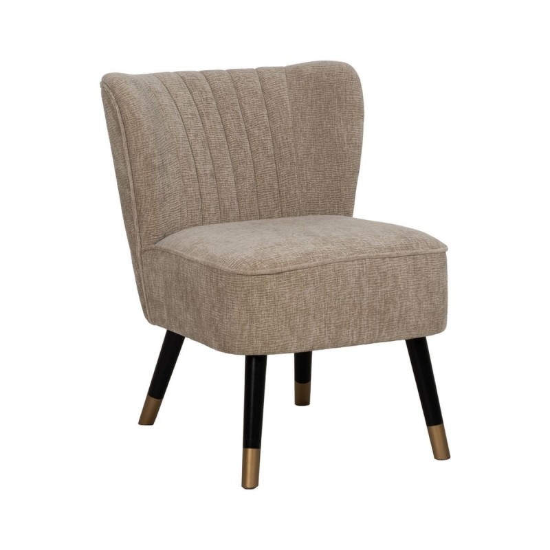 Poltrona Nero Dorato 58 x 70 x 74 cm