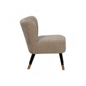 Poltrona Nero Dorato 58 x 70 x 74 cm