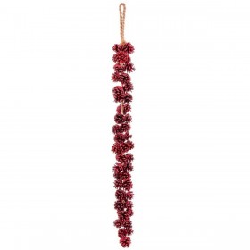 Decorazione Natalizia Rosso Ananas 110 cm