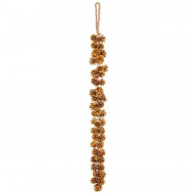 Decorazione Natalizia Dorato Ananas 110 cm