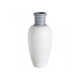 Vaso Bianco Terracotta 26 x 28 x 60 cm