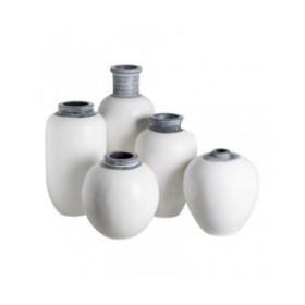 Vaso Bianco Terracotta 26 x 28 x 60 cm