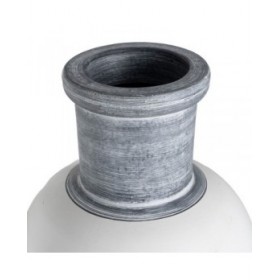 Vaso Bianco Terracotta 26 x 28 x 60 cm